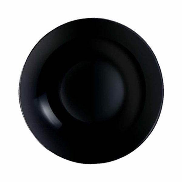 DIWALI SOUP PLATE BLACK 20CM