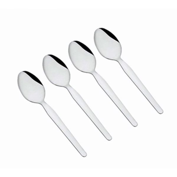 SUNNEX PACK OF 4 DESSERT SPOON PLAIN