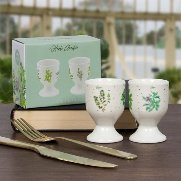 EGG CUPS HERB GARDEN D0000