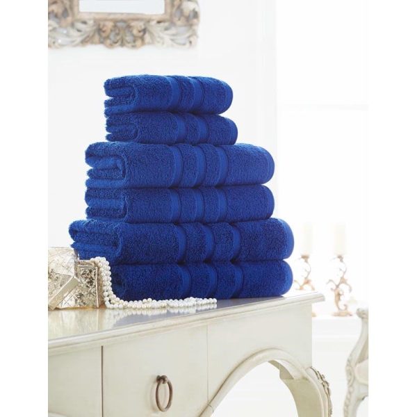 SUPREME BATH TOWEL BLUE PACK OF 2