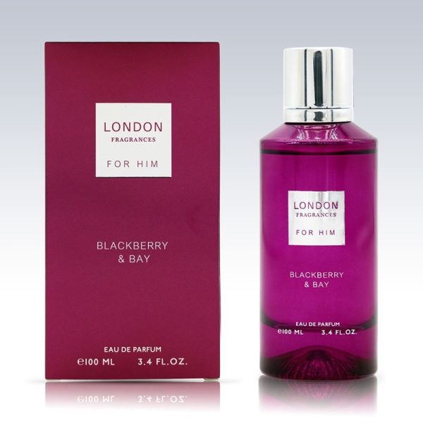 LONDON FRAGRANCES FOR HIM BLACKBERRY & BAY 100ML EACH