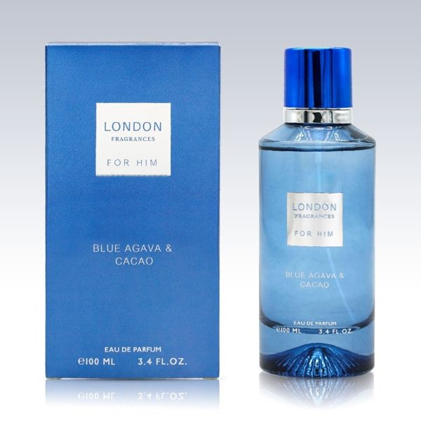 LONDON FRAGRANCES FOR HIM BLUE AGAVA CACAO 100ML EACH