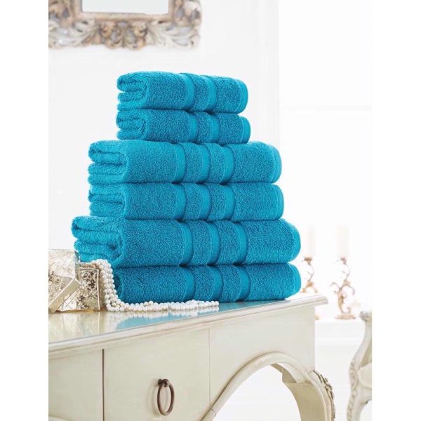 SUPREME BATH TOWEL TURQUOISE PACK OF 2