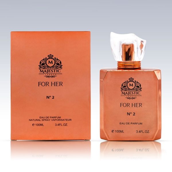 MAJESTIC FOR HER PERFUME NO2 100ML EACH