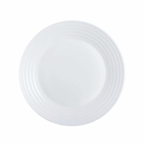 LUMINARC HARENA DESSERT PLATE 19CM WHITE