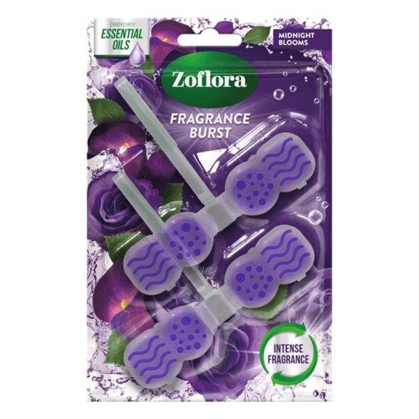 ZOFLORA RIM BLOCK MIDNIGHT BLOOMS FRAGRANCE BURST TWIN PACK OF 13