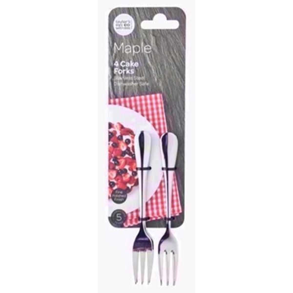 TAYLORS EYE CAKE FORK PACK OF 4