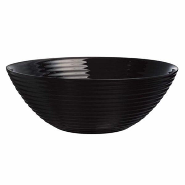 LUMINARC HARENA SALAD BOWL 27CM BLACK