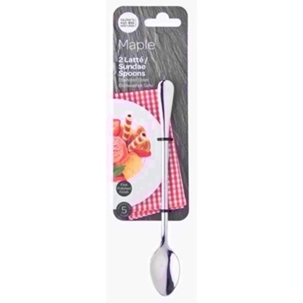 TAYLORS EYE LATTE/SUNDAE SPOON PACK OF 2