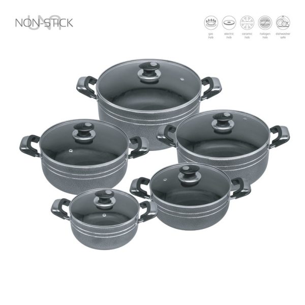 PRO UNO STOCK POT N/S 5PC 18-26CM