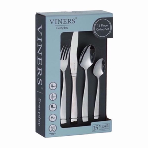 VINERS EVERYDAY PURITY 16PC CUTLERY SET