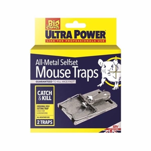 THE BIG CHEESES ULTRA METAL SSET MOUSE TRAP