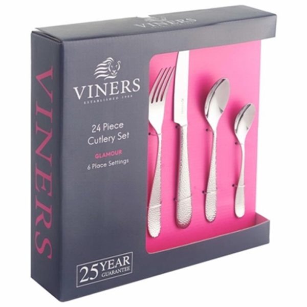 VINERS GLAMOUR 24PCE CUTLERY SET