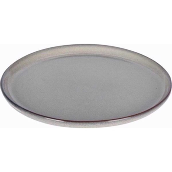 PLATE STONEWARE BEIGE 22CM