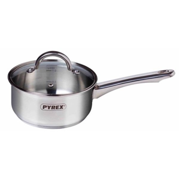 PYREX MASTER STAINLESS STEEL SAUCEPAN 20CM