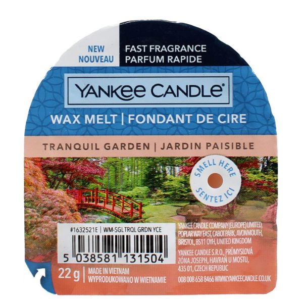 YANKEE CANDLE WAX MELT TRANQUIL 22G PACK OF 24