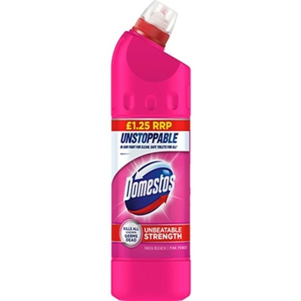 DOMESTOS BLEACH PINK 750ML PACK OF 9 (PMP)