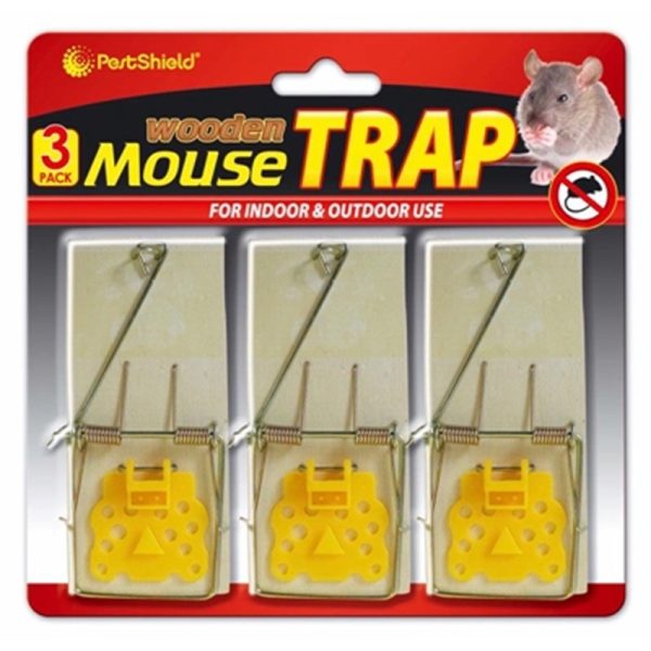 PESTSHIELD WOOD MOUSE TRAP PACK OF 2