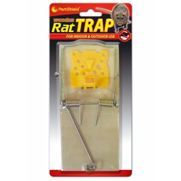 PESTSHIELD WOODEN RAT TRAP