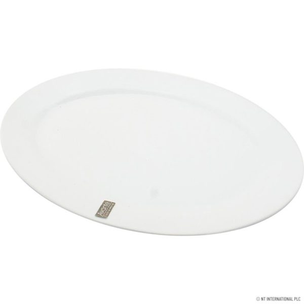 PRIMA OVAL PLATE PLAIN 35.5CM (SP04)