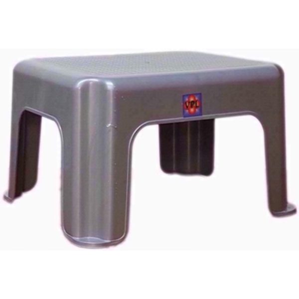 VPL SMALL STEP STOOL SILVER