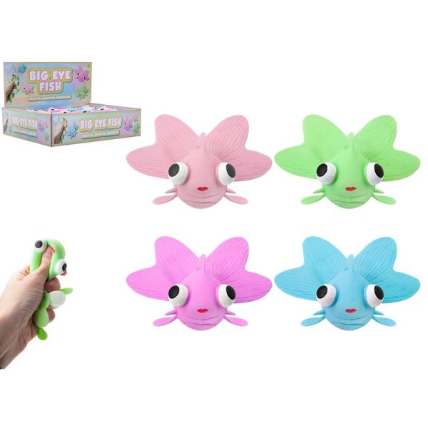 PASTEL SQUISHY FISH 11CM PACK OF 12