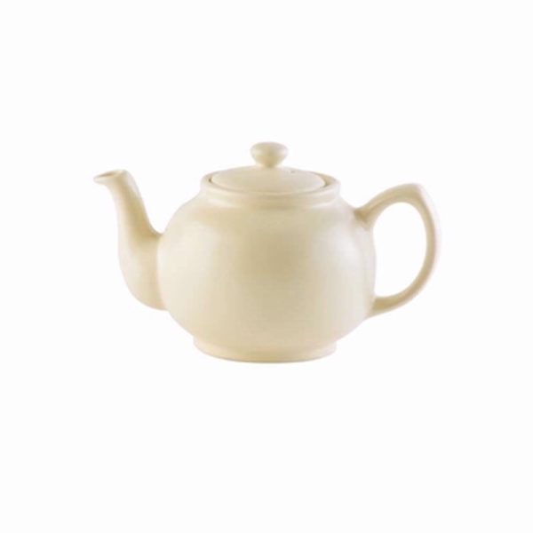 RAYWARE 2 CUP TEAPOT MATT CREAM