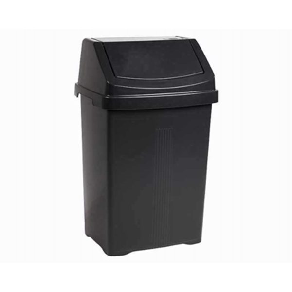 WHAM CASA MIDNIGHT SWING BIN 50LTR