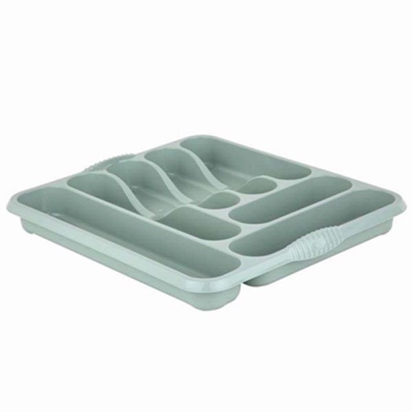 WHAM CASA SAGE SILVER LARGE CUTLERY TRAY