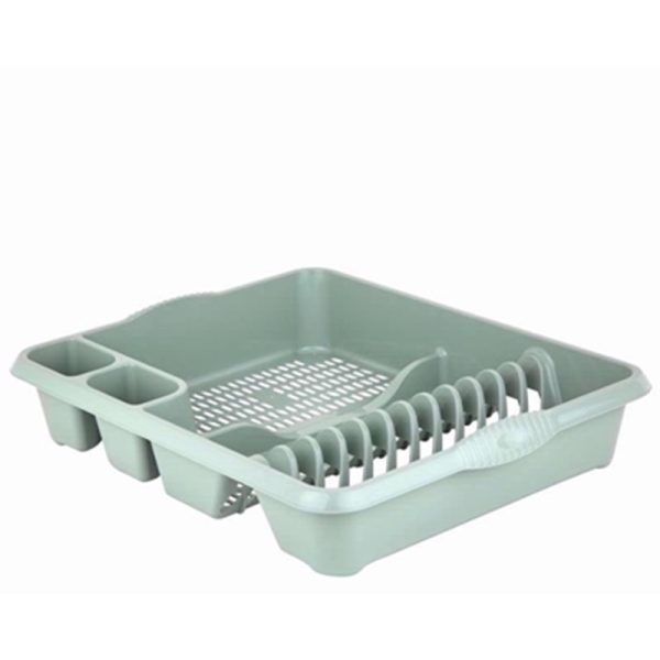 WHAM CASA SAGE SILVER LARGE DISH DRAINER