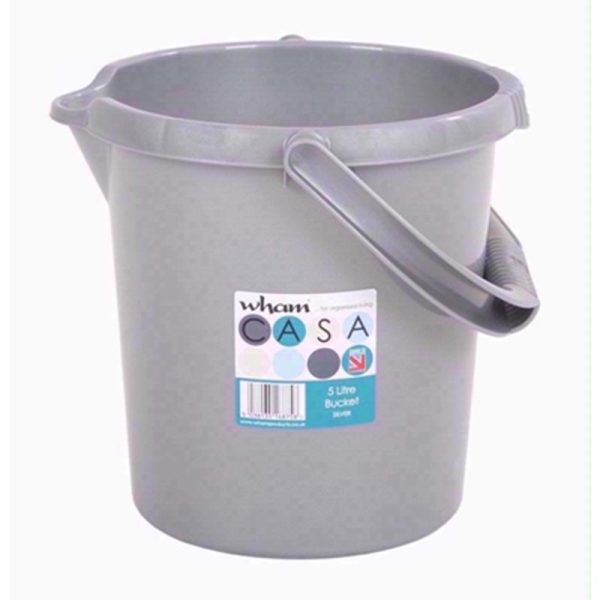 WHAM CASA SILVER BUCKET 5 LTR