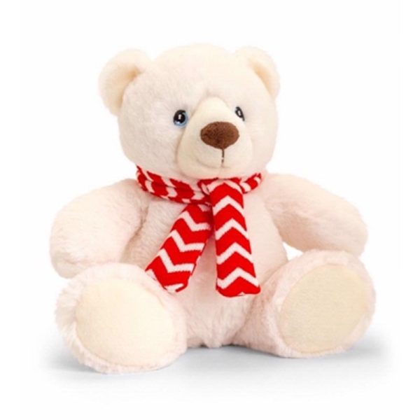 KEELECO POLAR BEAR WITH SCARF 25CM