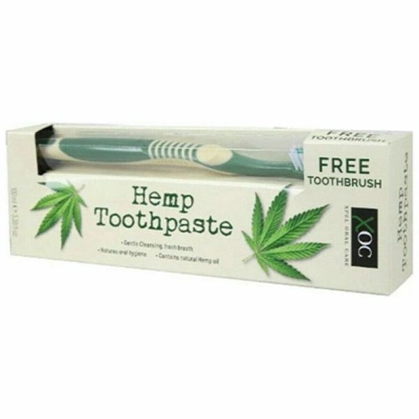 XOC TOOTHPASTE & BRUSH HEMP 100ML PACK OF 12