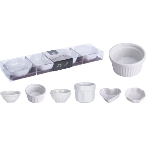 SNACK BOWL SET 4PCS ASSTD