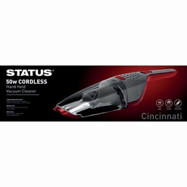 STATUS CINCINATTI CORDLESS H/H VACUUM 50W