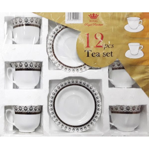 SORENA 12PCE TEA SET PORCELAIN