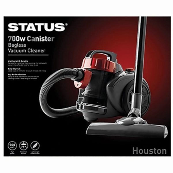 STATUS HOUSTON CANNISTER BAGLESS VACUUM