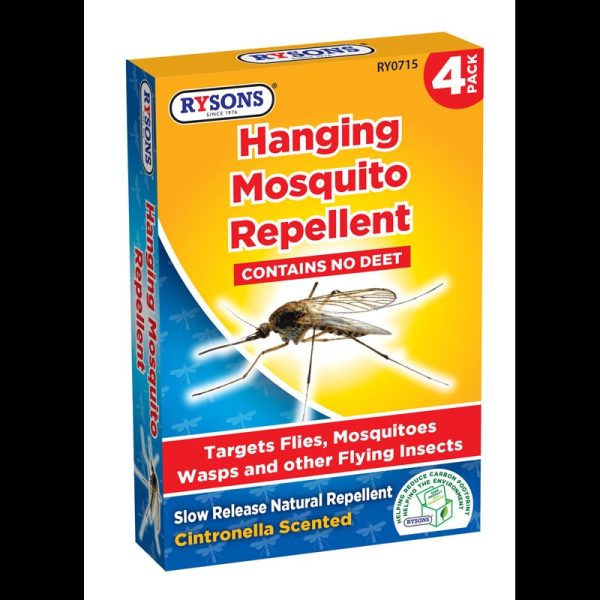 RYSONS PEST MOSQUITO REPELLENT PACK OF 4