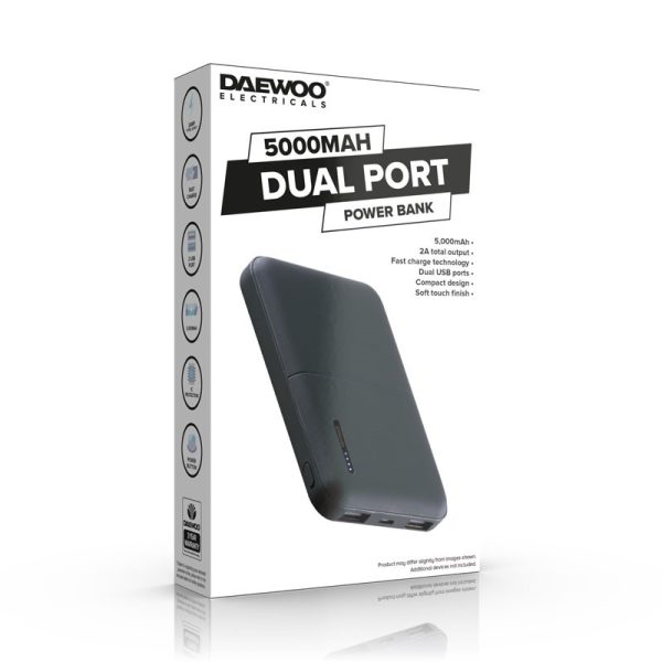 DAEWOO POWER BANK 5000MAH ELA1356