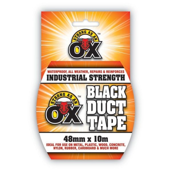 SAAO DUCT TAPE BLACK 48MMX10M