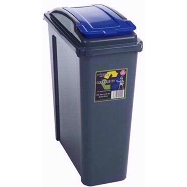 WHAM RECYCLE BIN 25LTR BLUE