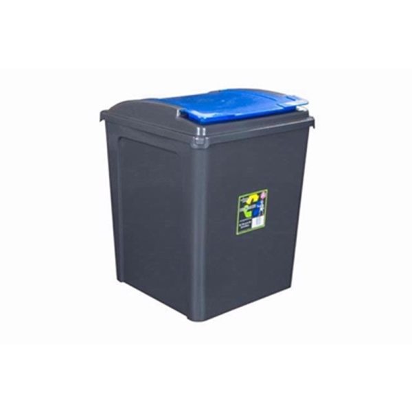 WHAM RECYCLE BIN 50LTR BLUE