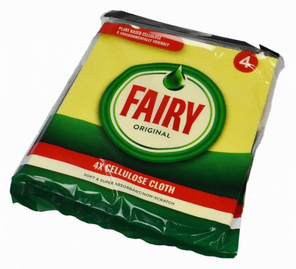 FAIRY CELLULOSE 4 CLOTHS