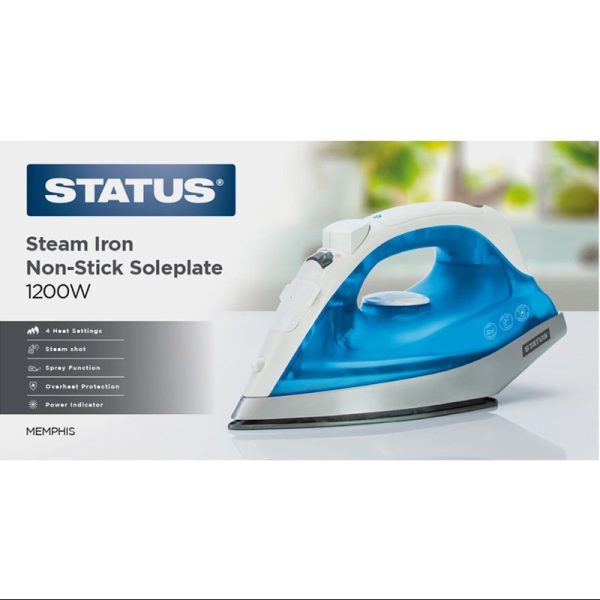 STATUS MEMPHIS STEAM IRON1300W BLUE