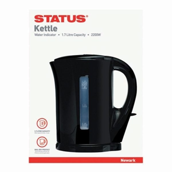 STATUS NEWARK KETTLE CORDLESS 1.7LT BLK