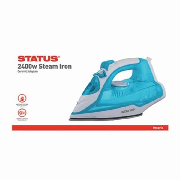 STATUS ONTARIO STEAM IRON AQUE BLUE