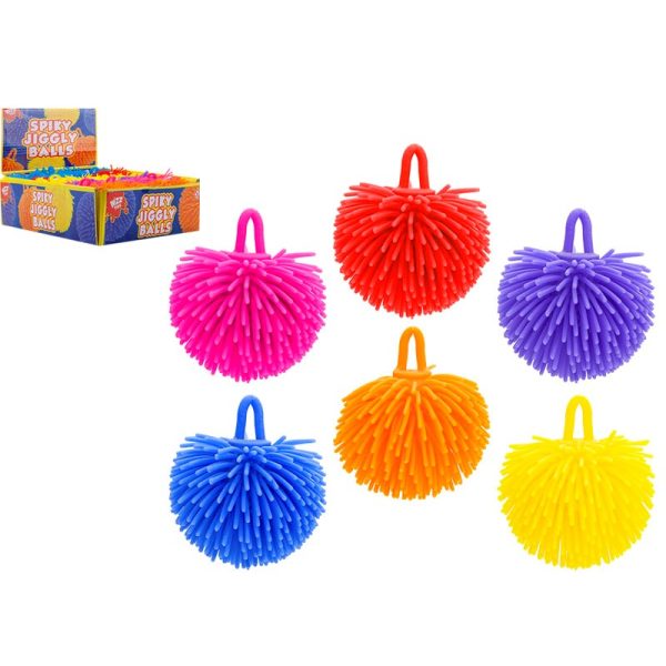 SPIKEY JIGGLY BALL 7CM PACK OF 24