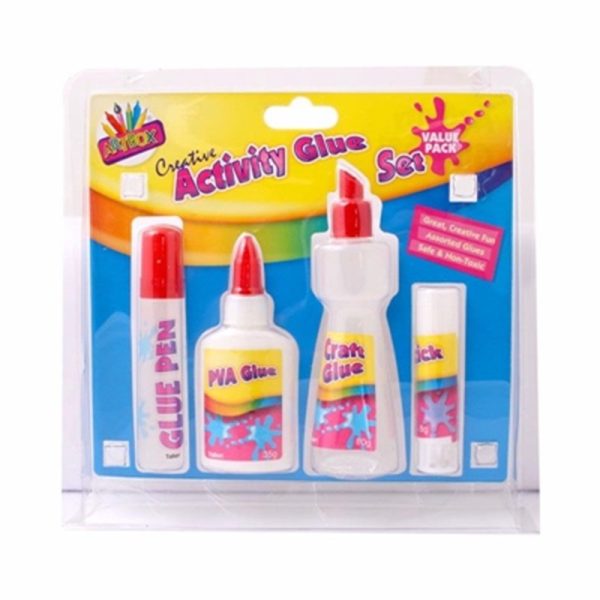 ART BOX GLUE SET 4 PIECE