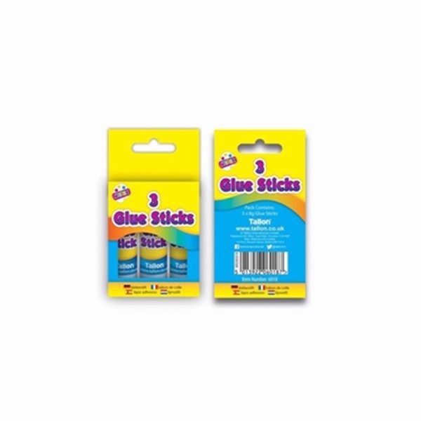 ART BOX GLUE STICKS PACK OF 3 8GM