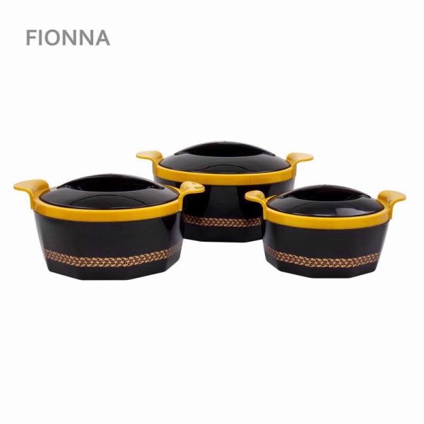 FIONNA HOT POT SET 3PC BLACK